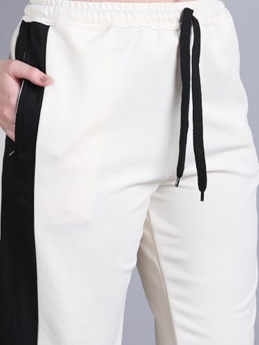 Image of Mack Jonney Colorblock| Relaxed Fit | Cotton Trackpant for Women-M53