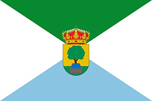 Drapeau Alberca del Záncara rectangulaire grand format pavillon extérieur avec œillets - 2
