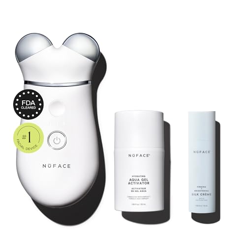 NUFACE Trinity+ Microcurrent Facial Device Kit, FDA-Cleared - Face Sculpting...