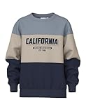 NAME IT Jungen Nkmvemil Ls Nreg Sweat Bru Sweatshirt, Navy Blazer, 146-152