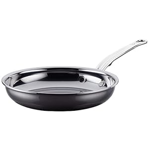 Hestan – NanoBond Collection – Titanium Stainless Steel 8.5-Inch Frying Pan – Toxin, PFAS, & Chemical Free Clean Cookware, Induction Cooktop Compatible