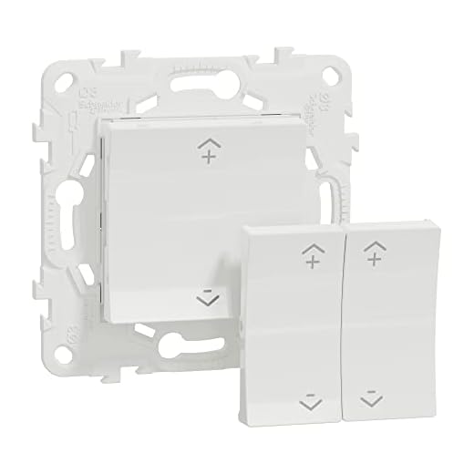 Schneider Electric - Wiser Unica - interrupteur centralisé sans fil 2 ou 4 BP - Blanc - NU557118W