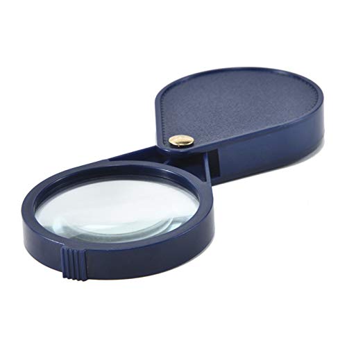 Tevimpeya Loupe de poche grossissante x5 pour lecture de pièces de monnaie, loisirs, voyage Cover