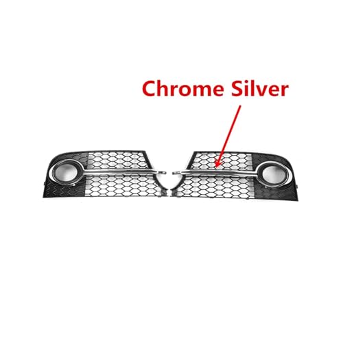 1yA̎Ԃ̃tgtHOCgOJo[A ƌ݊ Audi TT MK2 S-Line TTS 2011 2012 2013 2014njJbVtHOvJo[ɓK(Chrome Silver)
