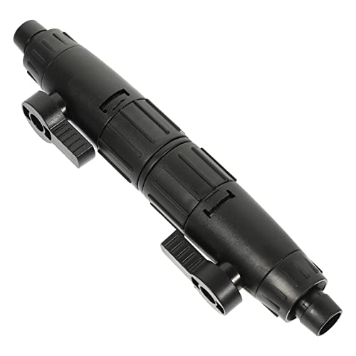 CIYODO 水族館のクイックインターフェース インフレータブル 特徴 空気 ウォーターポンプ水中 排出する 水族館バルブ 水槽フィルターバルブ 水族館の供給 水流制御弁 水弁 Black