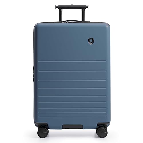 Image of Traveler's Choice Markham Hardside Expandable Luggage with Hinomoto Spinner Wheels, 26-Inch Medium, Navy