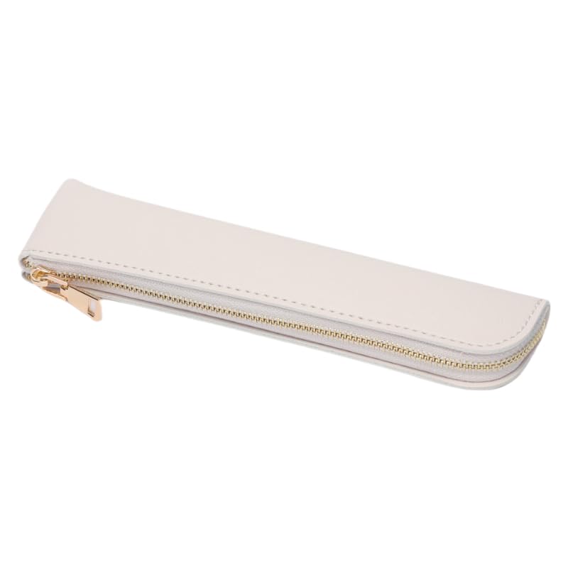 Image of Slim Pencil Case Small Pencil Pouch Pen Case (Beige /FL)