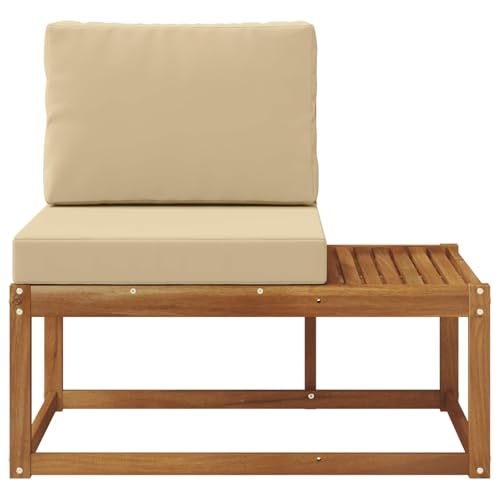 Canapé d'extérieur naturel modulable pour petits espaces - 5