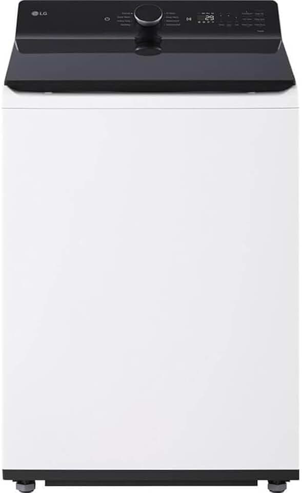 LG WT8400CW 5.5 Cu. Ft. White Mega Capacity Smart Top Load Washer w/EasyUnload