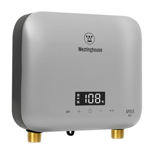 Westinghouse Apolo Mini 3.5kW Tankless Water Heater Electric, 120V Instant