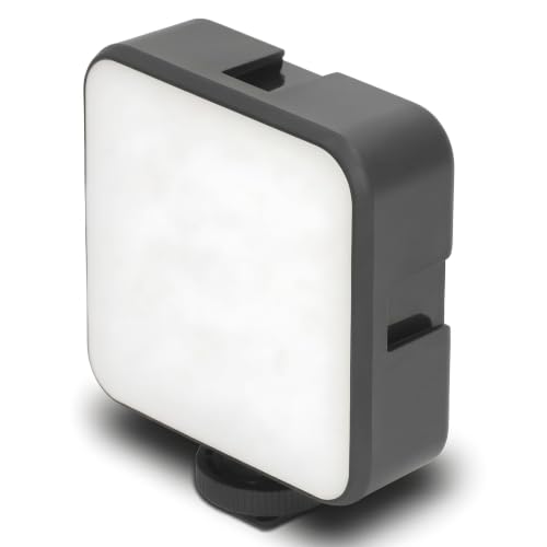 Luz de video RGB recargable de 1200 mAh y lámpara de cámara con temperatura ajustable