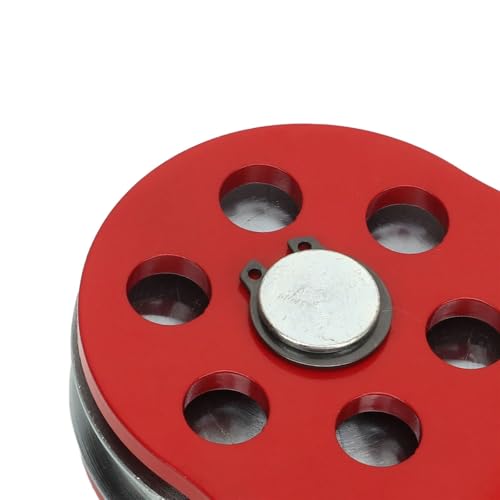 Heavy Du - Polea de acero inoxidable para cuerda sintética y cable de acero, polea industrial para camiones y aplicaciones de levantamiento pesado