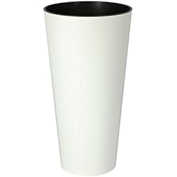 Maceteros En Puente Alto Zanvic Maceta Alta Mod. Mod ar 300. 30x57 cm. Blanco