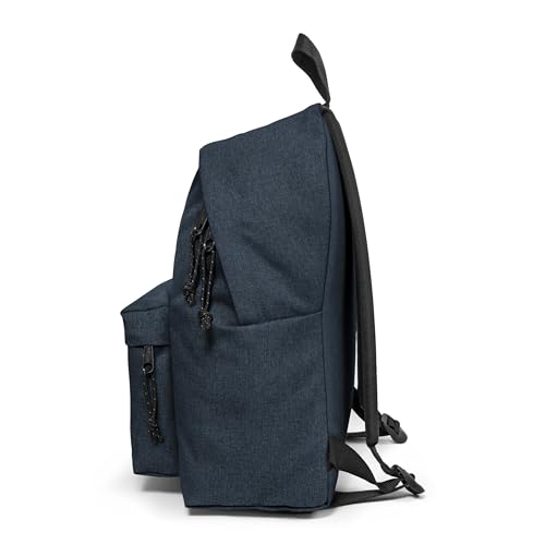 Image of EASTPAK Padded Pak'r - 24L Commuter Travel Backpack with Front Pocket, Water-Resistant, Vegan Materials & Adjustable Straps, Triple Denim