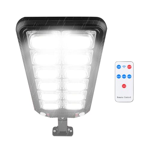Lampadaire solaire robuste et étanche pour grand parc et parking