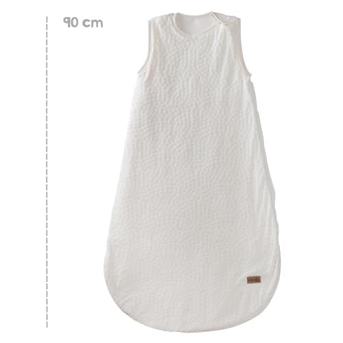 roba Baby Sleeping Bag Seashells Oyster 90 cm for Newborns, All-Season Sleeping Bag Made of Organic Cotton - Image 4