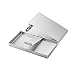 AdirOffice Aluminum Snapak Form Holder - Clipboard (10" x 6")