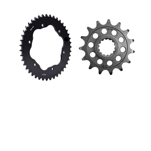 Pignon arrière de moto 525 43T 15T kit de transmission robuste en acier forgé cémenté pour 1198