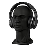 Generisch Cabeza de maniquí,Modelo de soporte negro para cosméticos | Maniquí y Maniquí Cabeza Pelucas Pantalla - Para Sombreros Accesorios para el Cabello Gafas Bufanda Auriculares Joyería