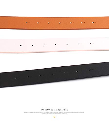 Worry-Free PU Faux Leather Double-Heart Bukcle Waist Belt for Jeans Girls,Womens4