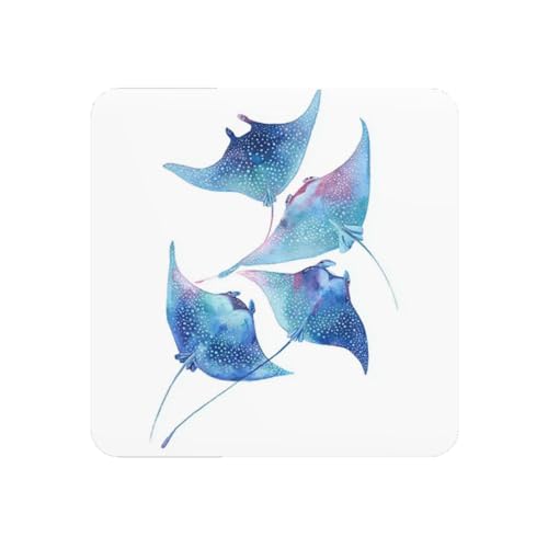Imanes para nevera, resistentes, redondos, pequeños, con diseño de animales marinos, mantarrayas, imanes decorativos para nevera, mini imanes fuertes para pizarra, cocina, nevera, oficina, decoración