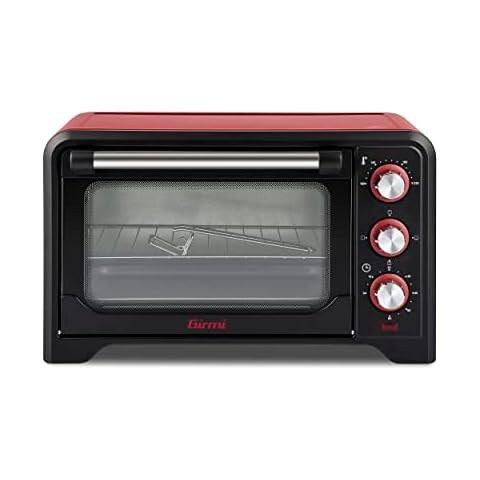 Girmi FE2000 - Horno eléctrico de convección, 1380 W, acero inoxidable, rojo Cover