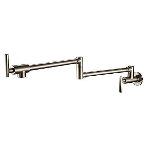 Robinet de Cuisine en Laiton Pliant avec Bras Oscillant pour Eau Froide