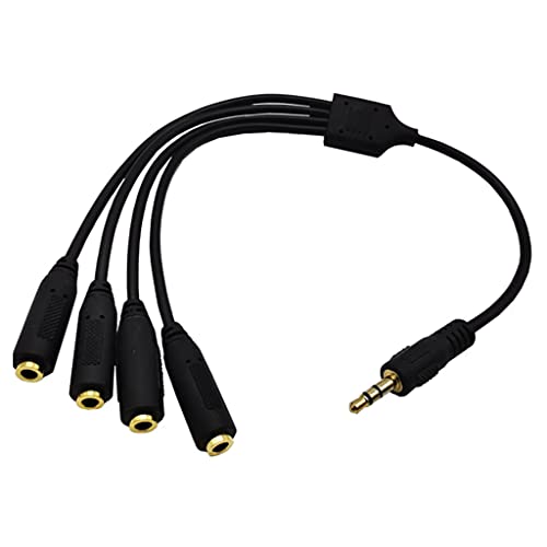 Cable de audio 3.5mm TRS 3 polos 2 anillos miniatura 2