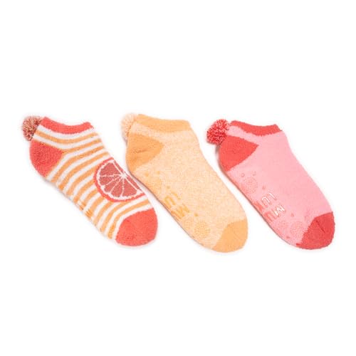 Image of MUK LUKS Women's Set of 3 Cozy Fruit Footies