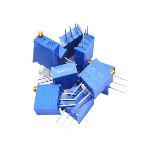 Image of 10Pcs 3296W Potentiometer Precision Adjustable Resistors Multi-Turn