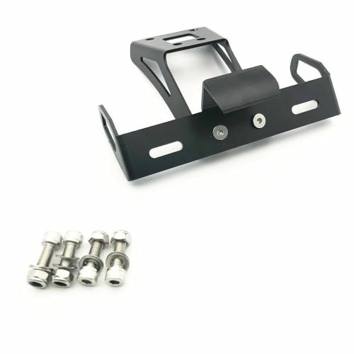 Image of Tail Tidy /Fender Eliminator for Ninja 400 Z400 Ninja250 Ninja 500 Z500 2018-2025 License Plate Bracket wth Rear Turn Signals & LED Light (Smoke)