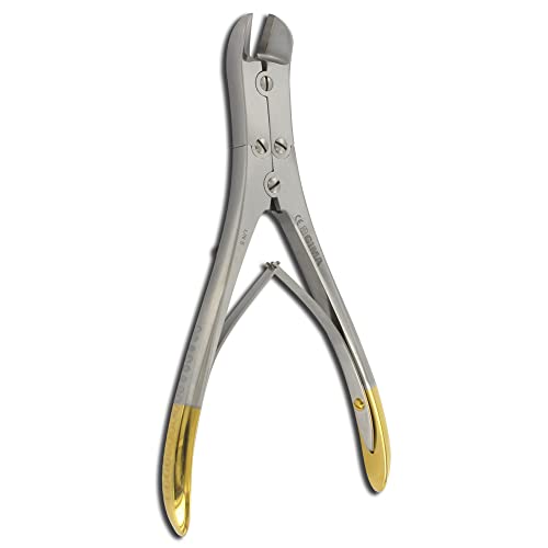 Gima - Drahtzange, 18 cm, für Kabel 0-6 mm, Maulteile aus Wolframcarbid, Gold-Linie, entwickelt, um Hochpräzision und Zuverlässigkeit zu gewährleisten, 26571