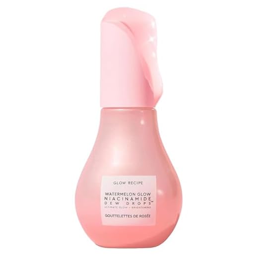 Glow Recipe Watermelon Glow Niacinamide Dew Drops Brightening Serum with Hyaluronic Acid & Moringa Oil + Vitamin E - Hydrating Lightweight Face Serum + Hyperpigmentation Treatment (40ml)