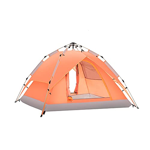 Tente hydraulique camping 4 places pliable avec bâche de pluie épaisse