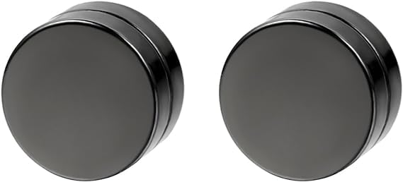 ASSUAkashkrishna Clip On Earrings For Men Earrings For Boys Non Piercing Stud Earrings | Stainless Steel Magnet Earrings | Birthday Gift For Men And Boys Anniversary Gift For Husband Pack Of 2