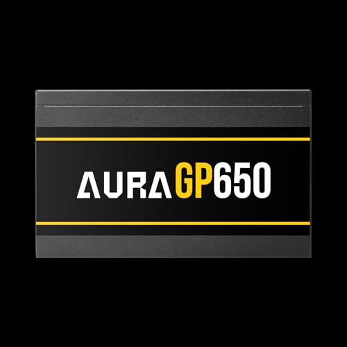 Image of GAMDAIS Aura GP650-650W EFFICIENT Power Supply | ATX12V v2.4,Non-Modular Power Supply | 120mm Hydraulic Bearing Fan | OVP /UVP /OPP /OCP /SCP Protection | Black Flat Cable.
