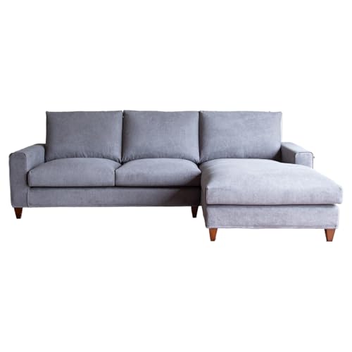 ユーカス [開梱設置]サルヴィ ソファセット 総幅247cm(L) ※左側カウチ ソファ セット品