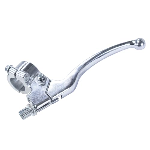 Image of 7 /8 inch Dirt Bike Left Brake Clutch Handle Lever Perch for SSR110 KX65 YZ80 CRF50 XR50 DR125 KLX110 Coolster Apollo RFZ125 Tao Tao DB17 Chinese Pit Dirt Bike Coleman CT100U CT200U Mini Silver