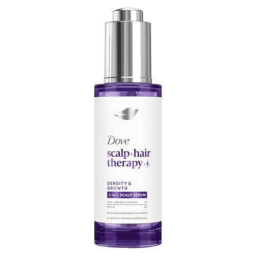 Dove scalp + hair therapy Density & Growth 3-in-1 Scalp Serum hair treatment for up to 10 000 more hairs in 12 weeks* 45 ml