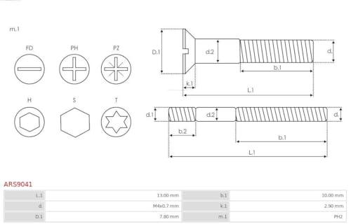 AS-PL S3197S Starter Motore/Avviamento - 9