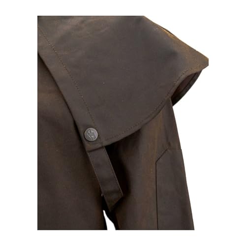 Outback Trading Company Unisex 2056 Stockman Waterproof Breathable Extra-Long Cotton Oilskin Duster Coat4