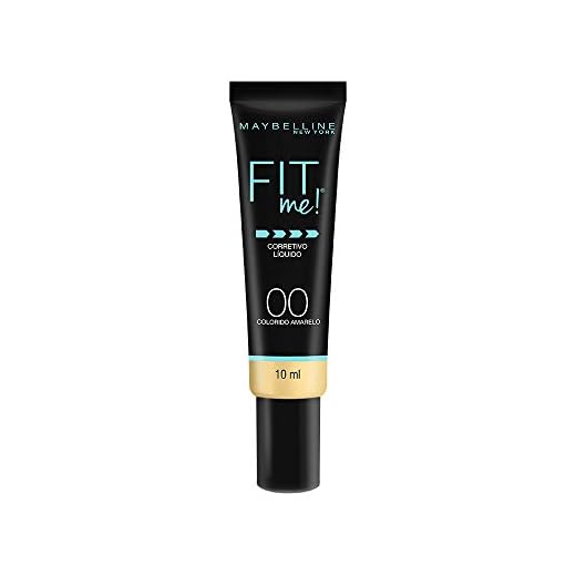 Maybelline NY Corretivo Líquido Efeito Matificador Fit Me 00 Amarelo, 10ml