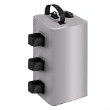 Borsa in tela cerata da 10 l per stabilizzatori per gazebo Up, antivento, in PVC 500D, portatile, riempibile con acqua, per campeggio, bancarelle del mercato (grigio)