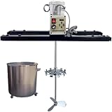 Ibc Elektromischer Rührwerk,Elektrische Tankmischermaschine,3000W Servo-Motor,1500L/1,5Tonnen,Stützaufhängung,geeignet für IBC-Fässer,offene Fässer und mittlere bis hohe Viskositätslösungen B