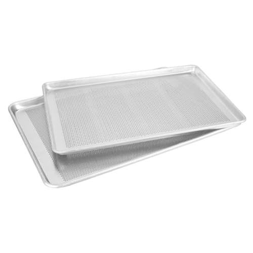 Bandeja para hornear perforada de aluminio antiadherente para cocina 7