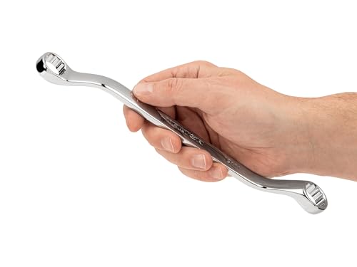 Image of TEKTON 17 x 19 mm 45-Degree Offset Box End Wrench | WBE24317