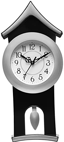 Image of Harbour Analog Stylish New Models Wall Clock with Pendulum for Home Living Room Hall Bedroom (Size Height 40 CM X Width 17.5 CM)- Home Decor Big Size Wall Clock MJ AD 19 GBG 1
