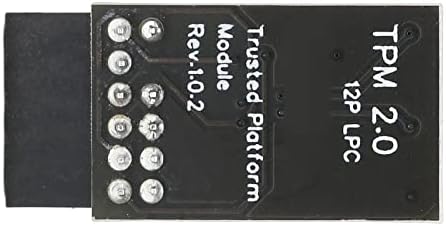 Heayzoki TPM 2.0 Module Encryption Security Module LPC 12 Pin Module Compatible with Remote Card LCP SPI TPM2.0 Module 12 pin for GIGABYTE Motherboards