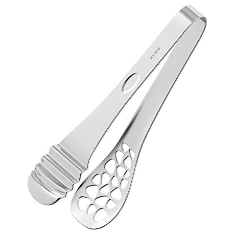 Kitchen Tongs, 10 Inch New Premium Heavy Duty Stainless Steel Tongs, Heat Resistant Locking Tongs, Multi-Purpose with Mesh Hole Clamp Tongs for Cooking Grilling Pastry BBQ Tongs Salad Tongs. Cover