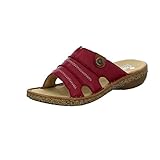  Rieker Damen Frühjahr/Sommer Pantoletten, Rot (Rosso/Nuss 33), 38 EU